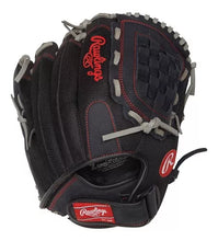 Cargar imagen en el visor de la galería, Guante Beisbol Softbol Rawlings R125bgs Negro 12.5 In
